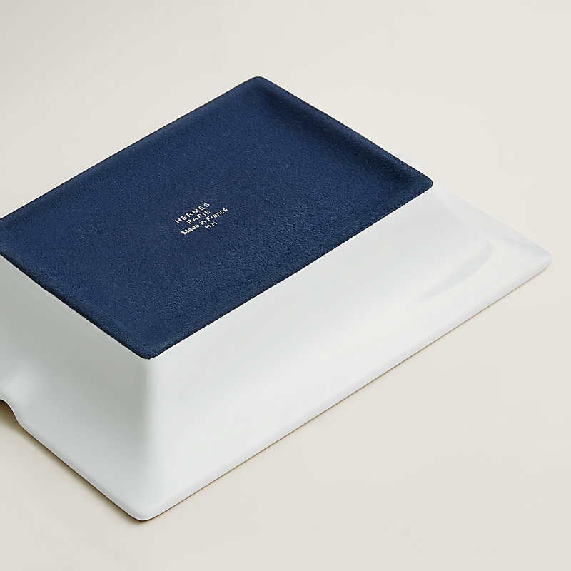 【日本未発売】HERMÈS 装飾的な灰皿 ホワイト 楽天市場】エルメス HERMES アッシュデコ Hデコ デザート